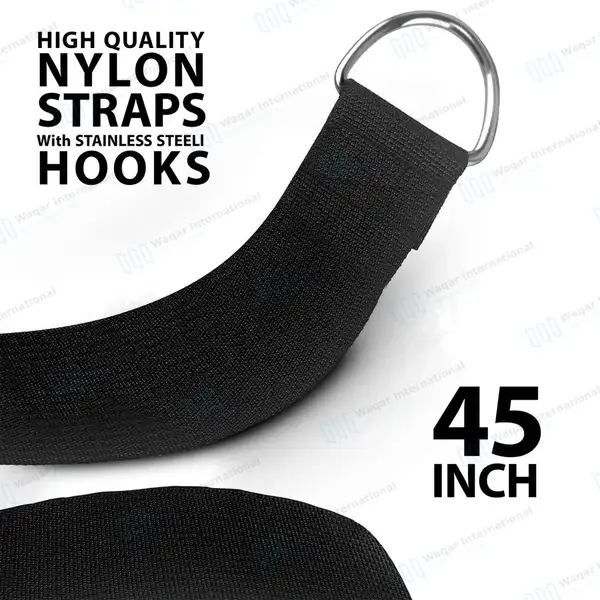 Nylon OB Calf Pulling Strap 45″ with Hook Handle - veterinary instruments manufactured by Waqar International, Sialkot - view 3
