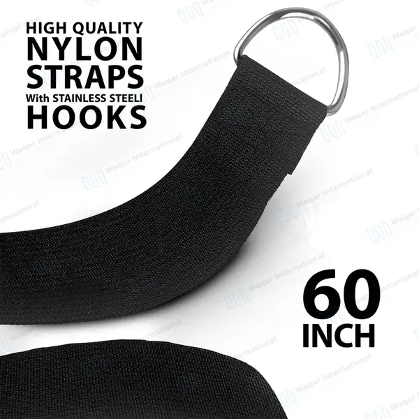 Nylon OB Calf Pulling Strap 60″ with Hook Handle - veterinary instruments manufactured by Waqar International, Sialkot - view 3