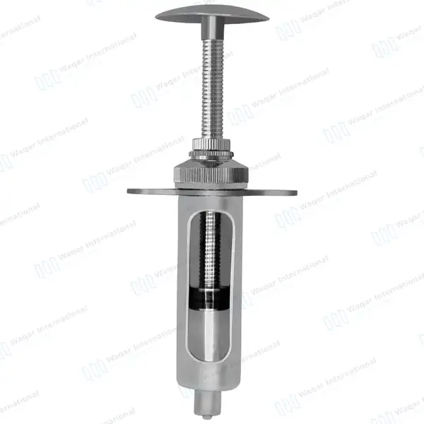 30cc Veterinary Dosing Syringe with Screw Locking - veterinary instruments manufactured by Waqar International, Sialkot - view 6