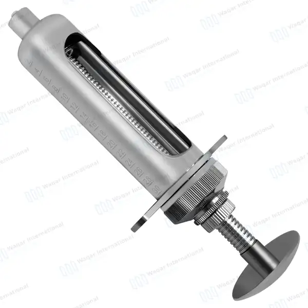 30cc Veterinary Dosing Syringe with Screw Locking - veterinary instruments manufactured by Waqar International, Sialkot - view 7