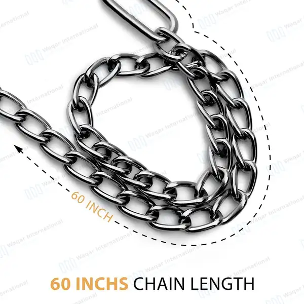 OB Chain 60″ Calf Pulling Obstetrical Apparatus - veterinary instruments manufactured by Waqar International, Sialkot - view 2