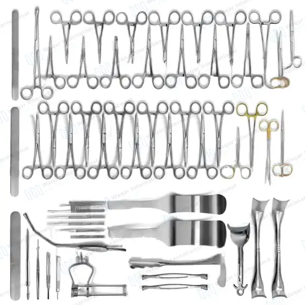 Basic Laparotomy Set 104 Pcs Medical Surgical Instruments – Gold - surgical instruments manufactured by Waqar International, Sialkot - view 10