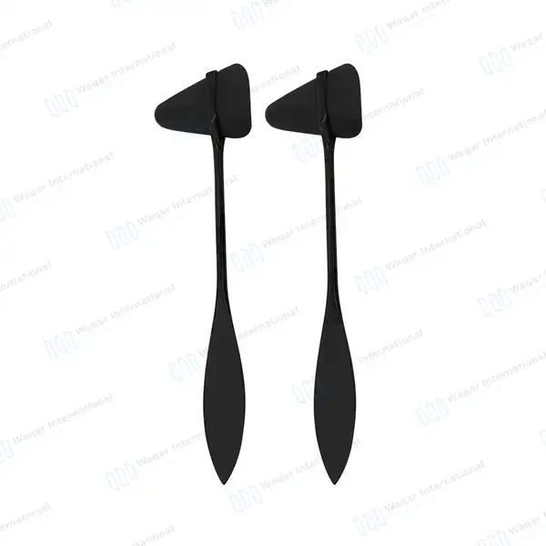 2 Pcs Taylor Tomahawk Percussion Reflex Hammer – Black - surgical instruments manufactured by Waqar International, Sialkot - view 2