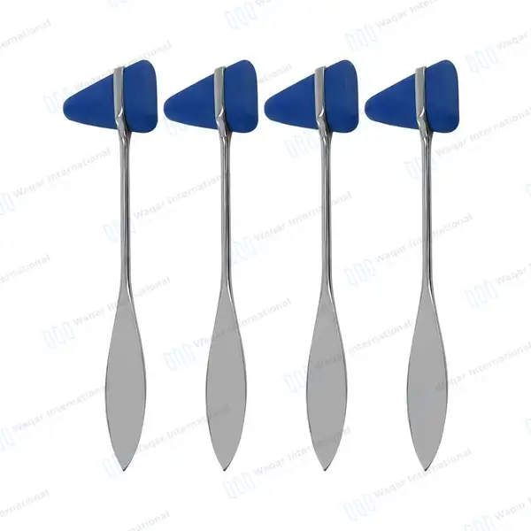 4 Pcs Taylor Tomahawk Percussion Reflex Hammer – Blue - surgical instruments manufactured by Waqar International, Sialkot - view 2