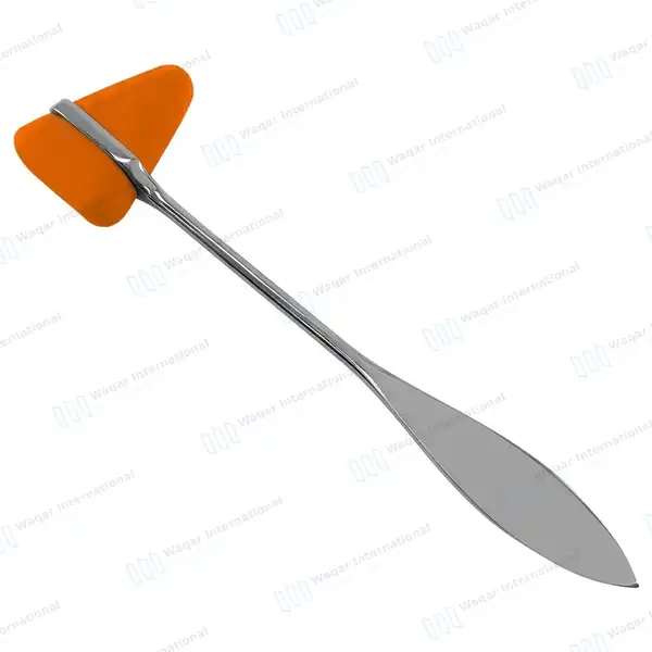 2 Pcs Taylor Tomahawk Percussion Reflex Hammer – Orange - surgical instruments manufactured by Waqar International, Sialkot - view 2