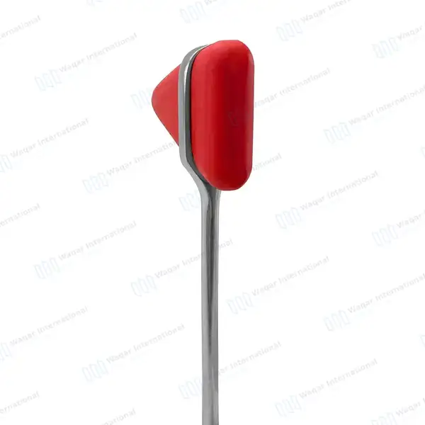 6 Pcs Taylor Reflex Hammer 7.5″ with Red Silicone Rubber Head - surgical instruments manufactured by Waqar International, Sialkot - view 7