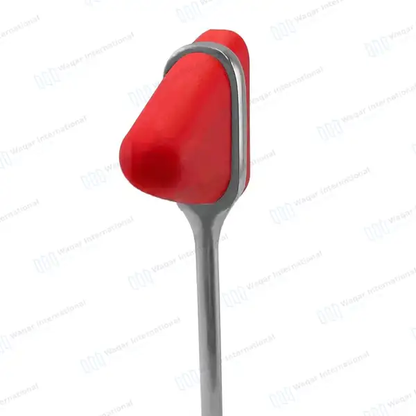 12 Pcs Taylor Reflex Hammer 7.5″ with Red Silicone Rubber Head - surgical instruments manufactured by Waqar International, Sialkot - view 6