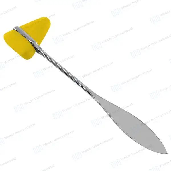 Taylor Tomahawk Percussion Reflex Hammer – Yellow - surgical instruments manufactured by Waqar International, Sialkot - view 2