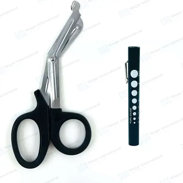 7 Pcs Diagnostics Kit with Carrying Case – Black - surgical instruments manufactured by Waqar International, Sialkot - view 4