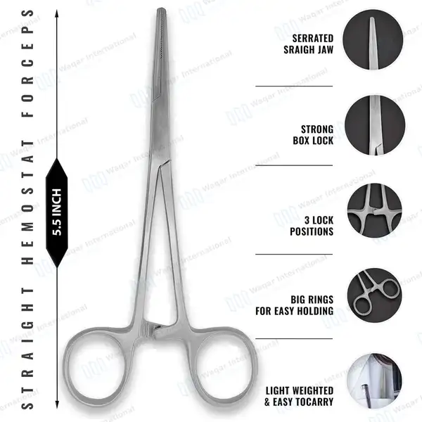 4 Pcs First Aid Paramedic Tools Set Nurse Kit – Orange - surgical instruments manufactured by Waqar International, Sialkot - view 9