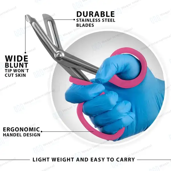 4 Pcs First Aid Paramedic Tools Set Nurse Kit – Pink - surgical instruments manufactured by Waqar International, Sialkot - view 6
