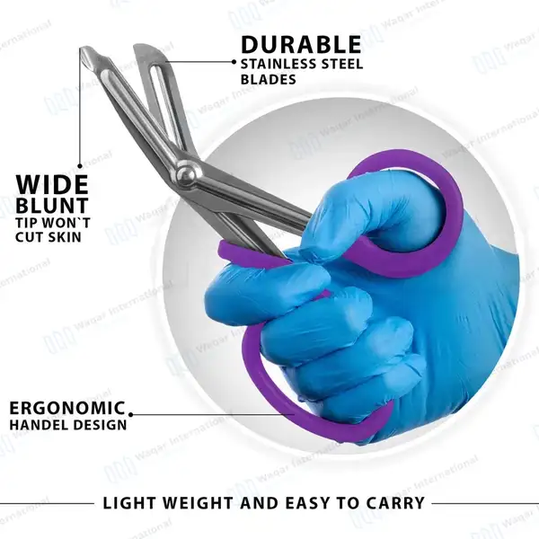 4 Pcs First Aid Paramedic Tools Set Nurse Kit – Purple - surgical instruments manufactured by Waqar International, Sialkot - view 6