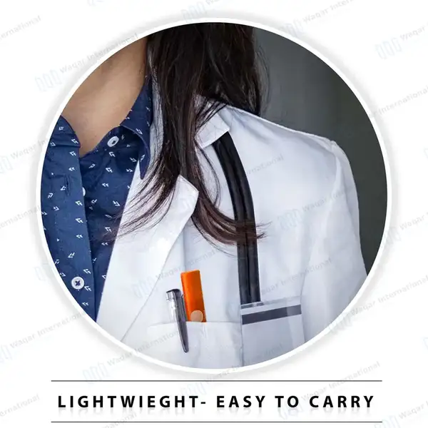6 Disposable LED Pupil Gauge Penlight Set – Orange - surgical instruments manufactured by Waqar International, Sialkot - view 6