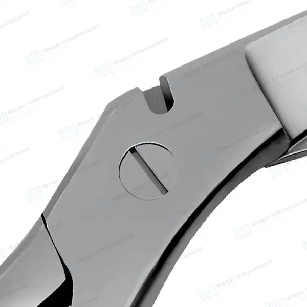 Cast & Plaster Utility Shear 8″ Blunt Probe Tip w/Serrated Blade - orthopedic instruments manufactured by Waqar International, Sialkot - view 5
