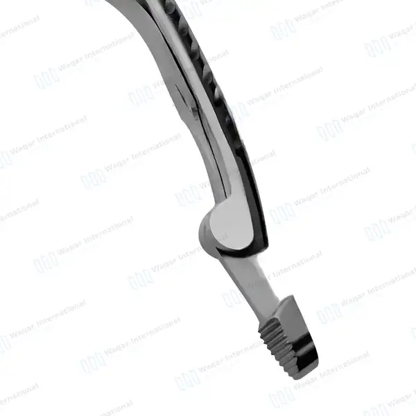 Cast & Plaster Utility Shear 8″ Blunt Probe Tip w/Serrated Blade - orthopedic instruments manufactured by Waqar International, Sialkot - view 6