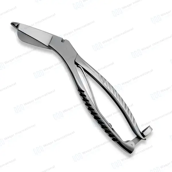 Cast & Plaster Utility Shear 8″ Blunt Probe Tip w/Serrated Blade - orthopedic instruments manufactured by Waqar International, Sialkot - view 7