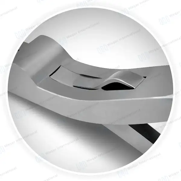 Three Prong Cast Spreader 9″ Spring Action Serrated Jaws - orthopedic instruments manufactured by Waqar International, Sialkot - view 5