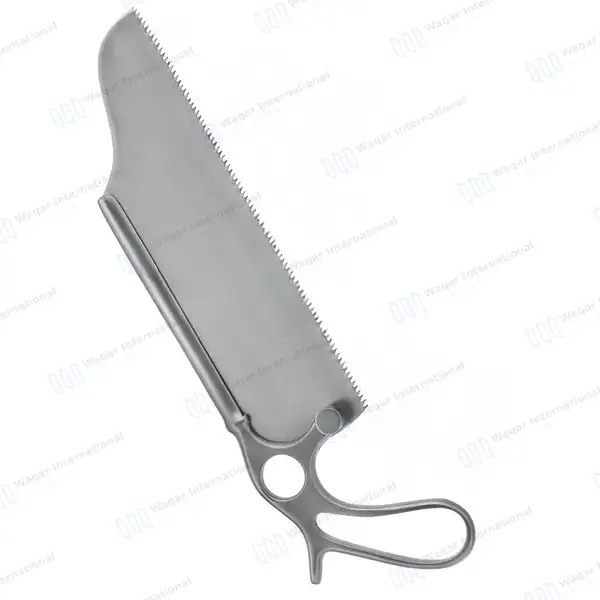 Satterlee Bone Saw 13″ Ring Handle - orthopedic instruments manufactured by Waqar International, Sialkot - view 2