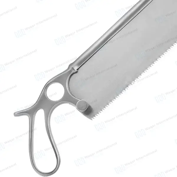 Satterlee Bone Saw 13″ Ring Handle - orthopedic instruments manufactured by Waqar International, Sialkot - view 6
