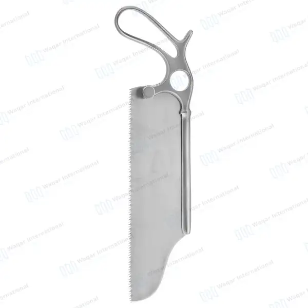 Satterlee Bone Saw 13″ Ring Handle - orthopedic instruments manufactured by Waqar International, Sialkot - view 7