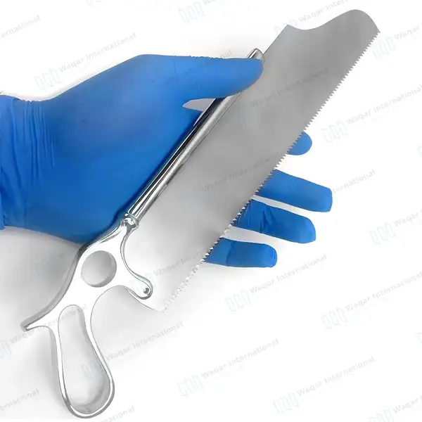 Satterlee Bone Saw 13″ Ring Handle - orthopedic instruments manufactured by Waqar International, Sialkot - view 9