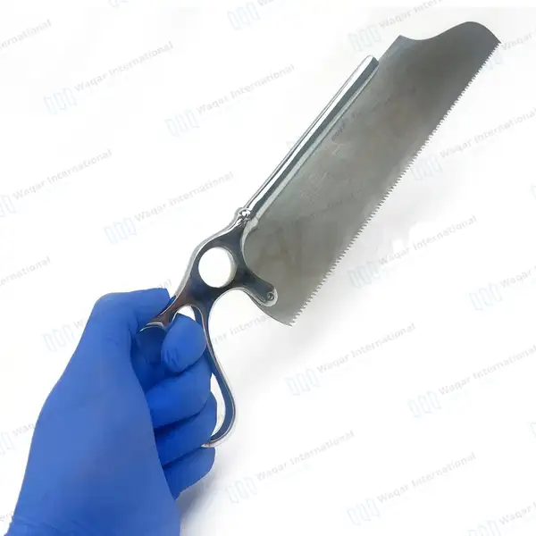 Satterlee Bone Saw 13″ Ring Handle - orthopedic instruments manufactured by Waqar International, Sialkot - view 10