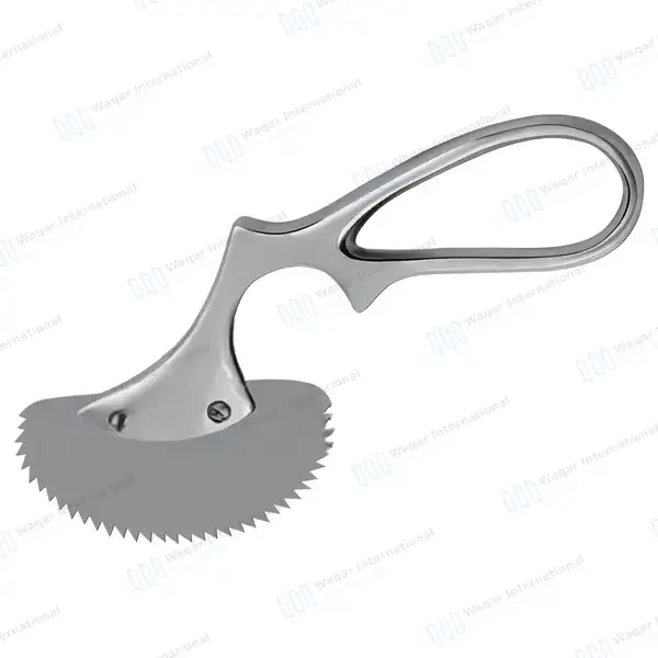 Bone Saw Angled 6″ Sharp Serrated Blade - orthopedic instruments manufactured by Waqar International, Sialkot - view 7