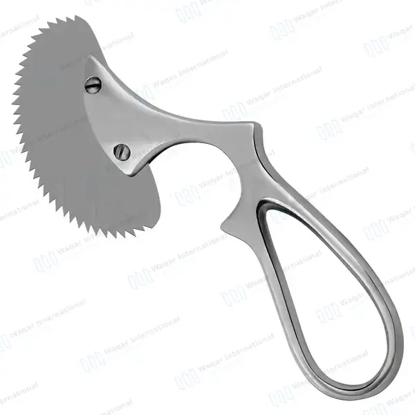 Engel Cast Saw 6″ with Loop Handle - orthopedic instruments manufactured by Waqar International, Sialkot - view 2