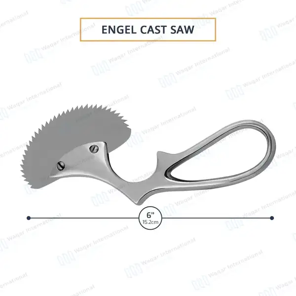 Engel Cast Saw 6″ with Loop Handle - orthopedic instruments manufactured by Waqar International, Sialkot - view 3