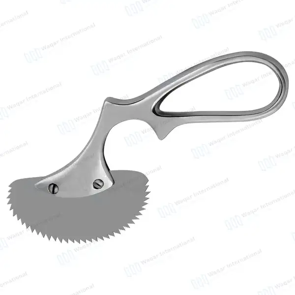 Engel Cast Saw 6″ with Loop Handle - orthopedic instruments manufactured by Waqar International, Sialkot - view 8