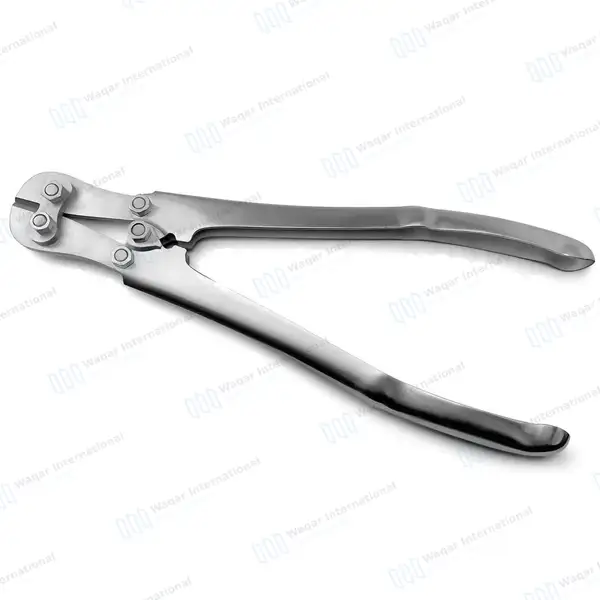Double Action Pin Cutter 15″ Cuts Up To 4.8mm - surgical instruments manufactured by Waqar International, Sialkot - view 5
