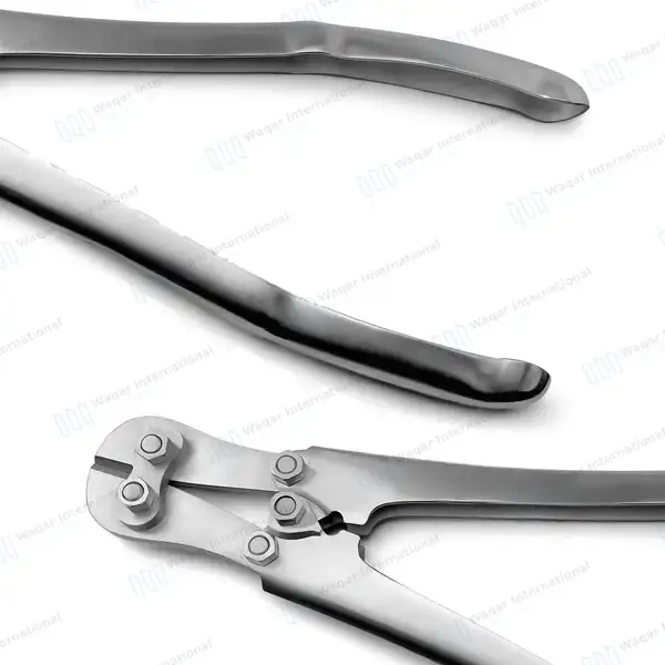 Double Action Pin Cutter 15″ Cuts Up To 4.8mm - surgical instruments manufactured by Waqar International, Sialkot - view 7