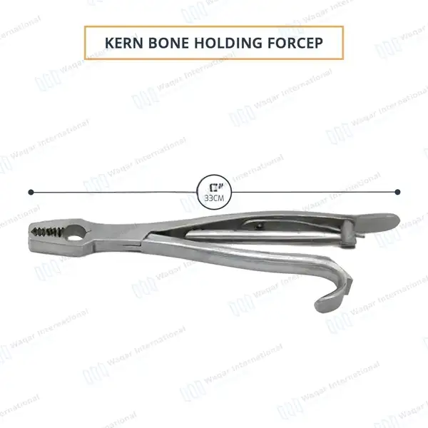 Kern Bone Holding Forceps 13″ with Ratchet - orthopedic instruments manufactured by Waqar International, Sialkot - view 3