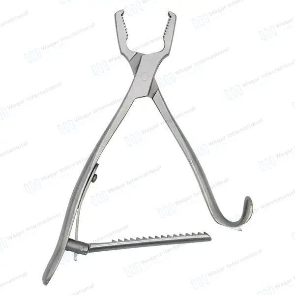 Kern Bone Holding Forceps 13″ with Ratchet - orthopedic instruments manufactured by Waqar International, Sialkot - view 6
