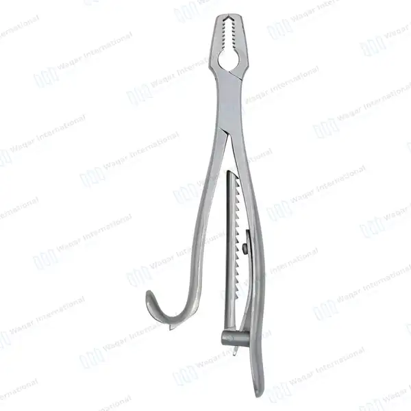 Kern Bone Holding Forceps 13″ with Ratchet - orthopedic instruments manufactured by Waqar International, Sialkot - view 7