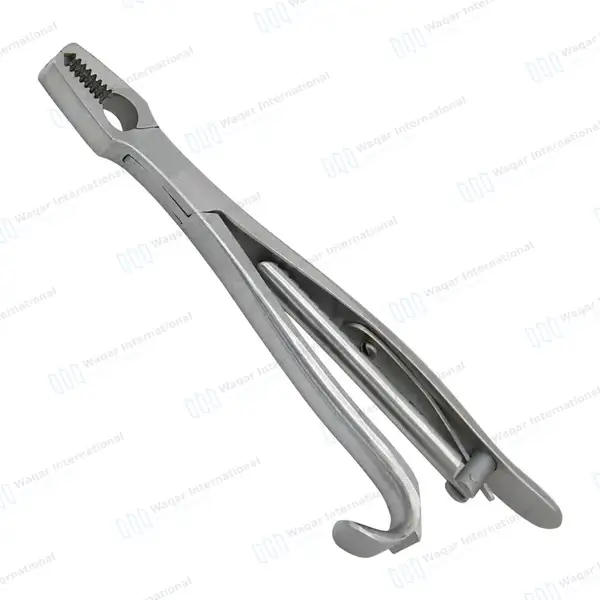 Kern Bone Holding Forceps 17″ with Ratchet - orthopedic instruments manufactured by Waqar International, Sialkot - view 2