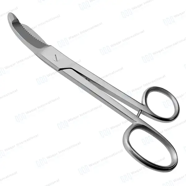 10 BRUNS Plaster Shears Set 9 1/2″ Serrated Blade - surgical instruments manufactured by Waqar International, Sialkot - view 2