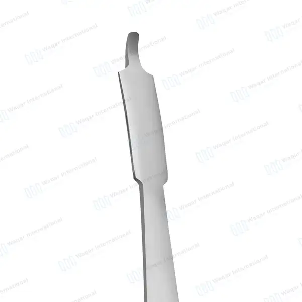 Mini Hohmann Retractor 6 1/2″ 8mm Wide Blade – Single Ended - orthopedic instruments manufactured by Waqar International, Sialkot - view 6