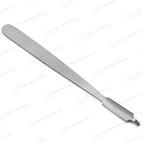 Mini Hohmann Retractor 6 1/2″ 8mm Wide Blade – Single Ended - orthopedic instruments manufactured by Waqar International, Sialkot - view 10