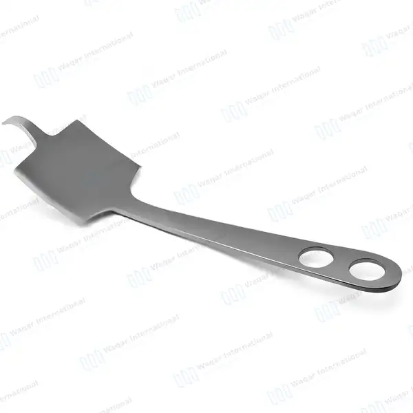 Hohmann Retractor 10″ 70mm Wide Blade Narrow Tip Bent Handle - orthopedic instruments manufactured by Waqar International, Sialkot - view 10