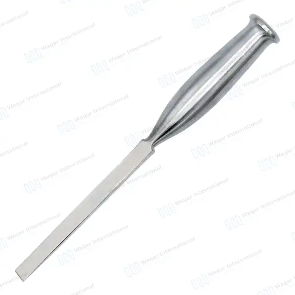 Smith Peterson Osteotome 8″ Straight 9.5mm Blade - surgical instruments manufactured by Waqar International, Sialkot - view 6