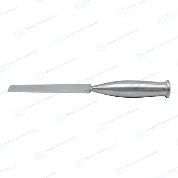 Smith Peterson Osteotome 8″ Straight 13mm Blade - surgical instruments manufactured by Waqar International, Sialkot - view 6