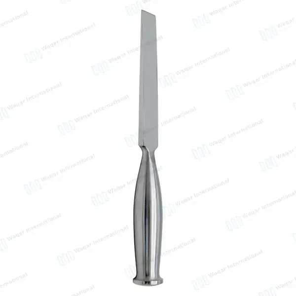 Smith Peterson Osteotome 8″ Straight 16mm Blade - surgical instruments manufactured by Waqar International, Sialkot - view 4