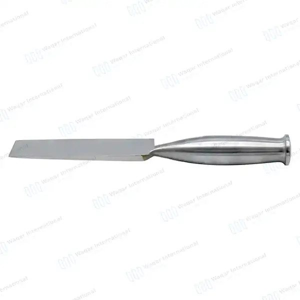 Smith Peterson Osteotome 8″ Straight 19mm Blade - surgical instruments manufactured by Waqar International, Sialkot - view 6