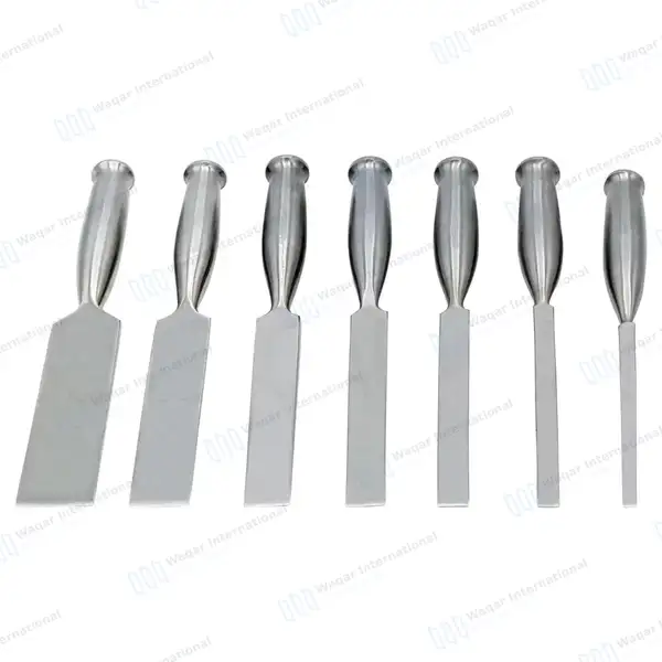 7 Pcs Smith-Peterson Osteotomes Set 8″ Straight 6.4mm-32mm Blade - surgical instruments manufactured by Waqar International, Sialkot - view 4