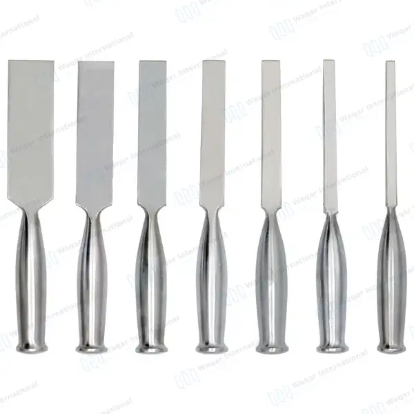 7 Pcs Smith-Peterson Osteotomes Set 8″ Straight 6.4mm-32mm Blade - surgical instruments manufactured by Waqar International, Sialkot - view 5