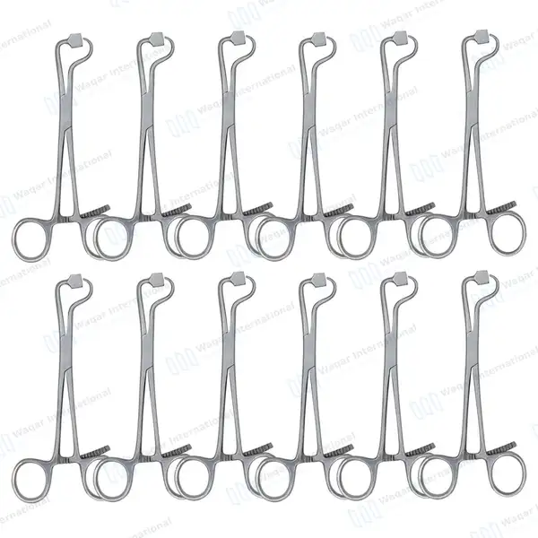 12 Pcs Plate & Bone Holding Forceps Set 5.5″ - surgical instruments manufactured by Waqar International, Sialkot - view 2