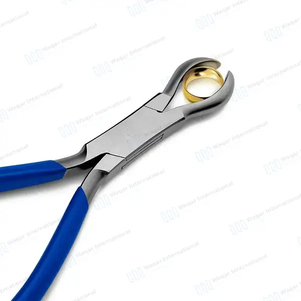 5 Pcs Ring Closing Segment Plier 6″ with PVC Grip Handle - body piercing instruments manufactured by Waqar International, Sialkot - view 4