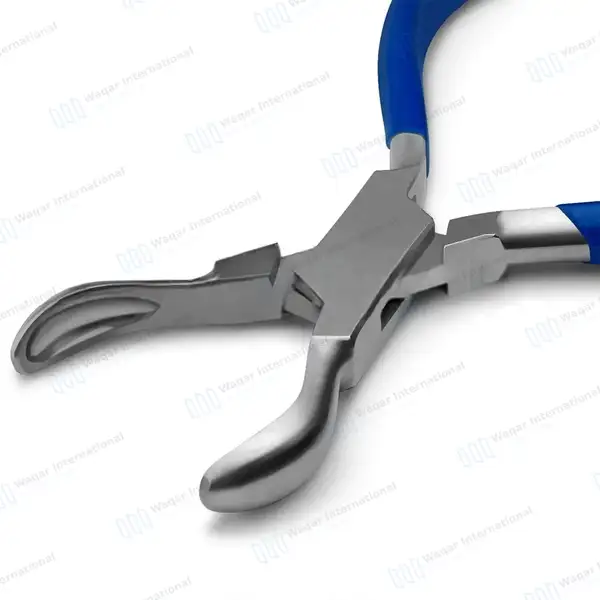 10 Pcs Ring Closing Segment Plier 6″ with PVC Grip Handle - body piercing instruments manufactured by Waqar International, Sialkot - view 3