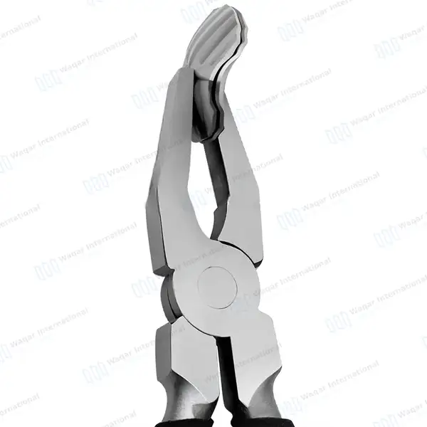 Leaf Masher Plier 6″ with PVC Grip for Glass Work - surgical instruments manufactured by Waqar International, Sialkot - view 2
